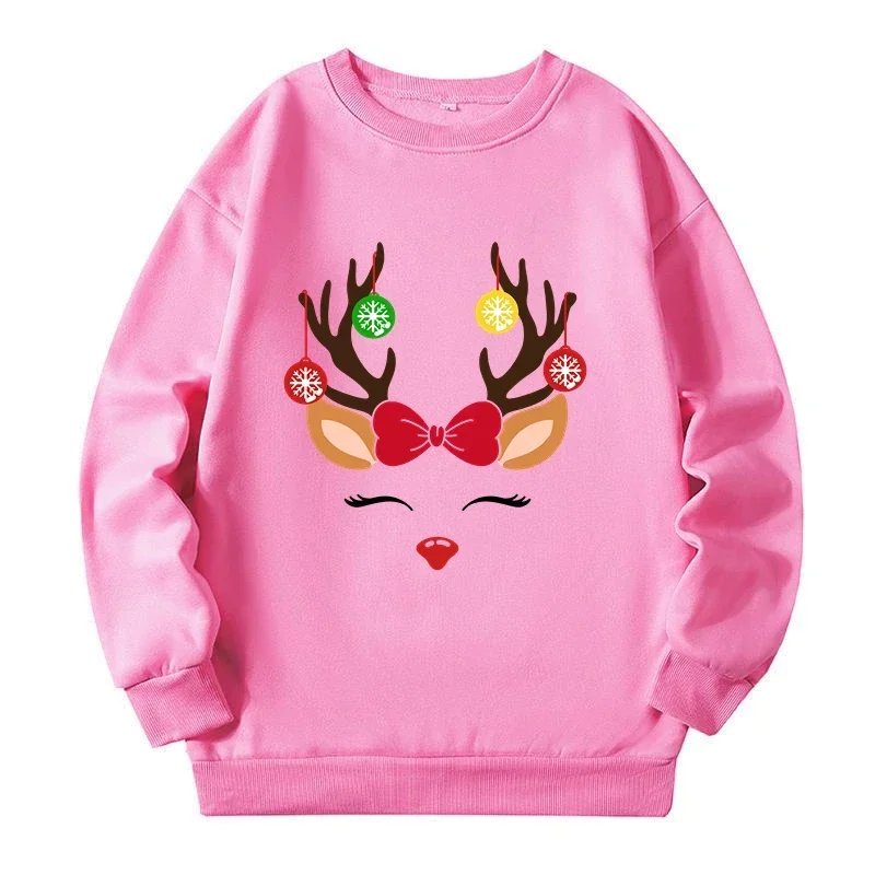 150kg Plus Size New Sweatshirts Christmas Reindeer Print Big Size Sweatshirt 2023 Autumn Winter Warm Large Size Hoodie