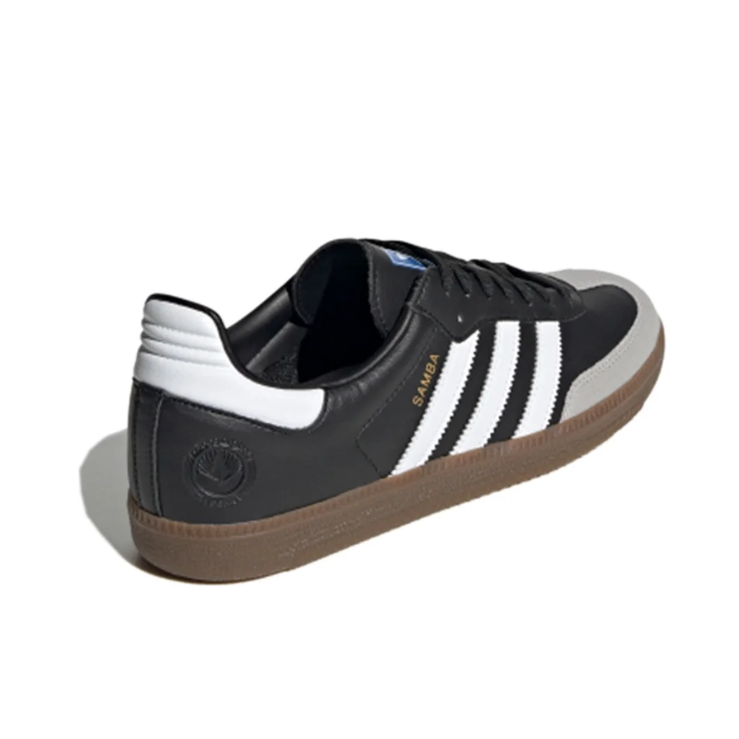 adidas samba OG Men's Women's Moccasin Skateboarding Shoes Flat Outdoor Sports Casual Sneakers Black & Gray