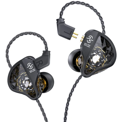 Imagen 2 del producto CCZ BC01 PRO DD & BA auriculares híbridos con cable Monitor intrauditivo auriculares HiFi IEM con OFC desmontable para juegos audiófilos de músico