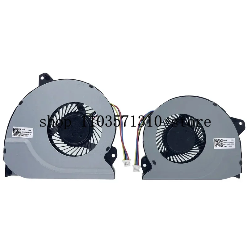 Ventilateur de refroidissement CPU GPU de remplacement pour ASUS ROG Strix GL702VMK GL702VML GL702VM GL702VS GL702VSK Series