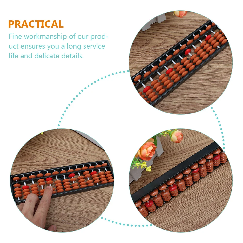 3 قطعة لعبة عد المعداد الصغيرة المحمولة للأطفال آلة حاسبة الرياضيات الحسابية الخرز البلاستيكي أداة تعليمية لمرحلة ما قبل المدرسة