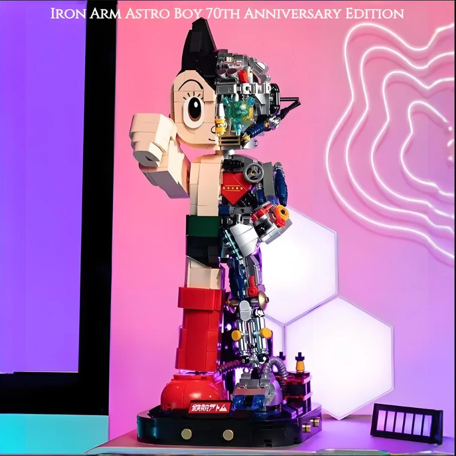 

Astro Boy 70th Anniversary Mechanical Clear Ver Набор строительных блоков Механический ремонт Сценическое здание для детей подарок на день рождения