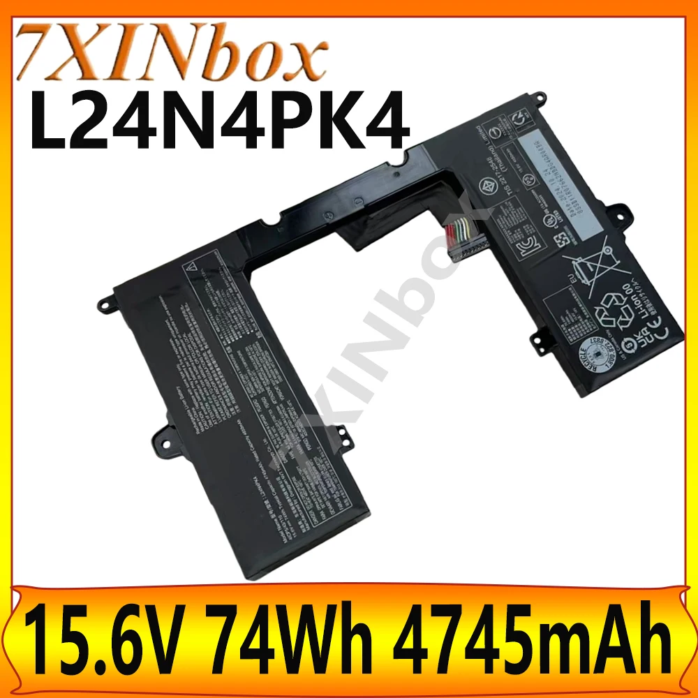 

7XINbox L24N4PK4 L24M4PK9 41CP5/43/110 15,6 В 74 Втч 4745 мАч Аккумулятор для ноутбука Lenovo Legion Go серии 8AHP2 Совершенно новый
