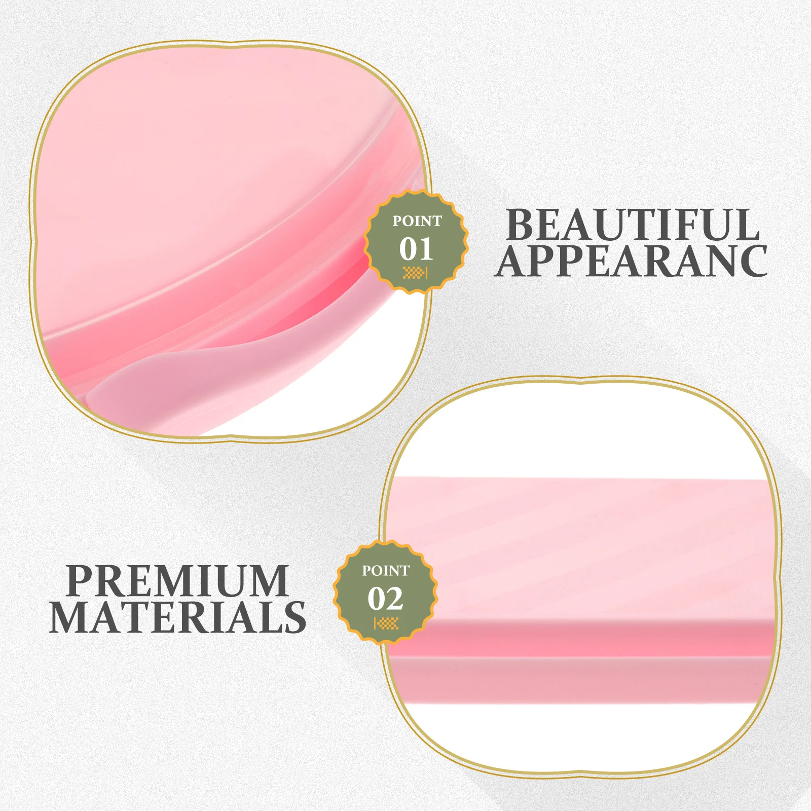 

Premium Reusable Plastic Container Airtight Storage Rectangular Carrier Transparent Dessert Box For Bakeries Home Use Handheld