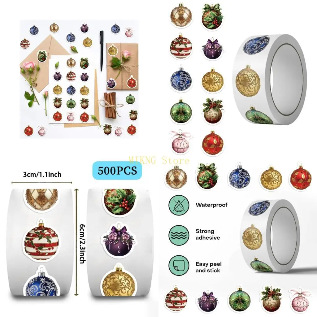 

Рождественские украшения, наклейки, водонепроницаемые колокольчики из ПВХ, креативные аксессуары для планшетов, праздничные