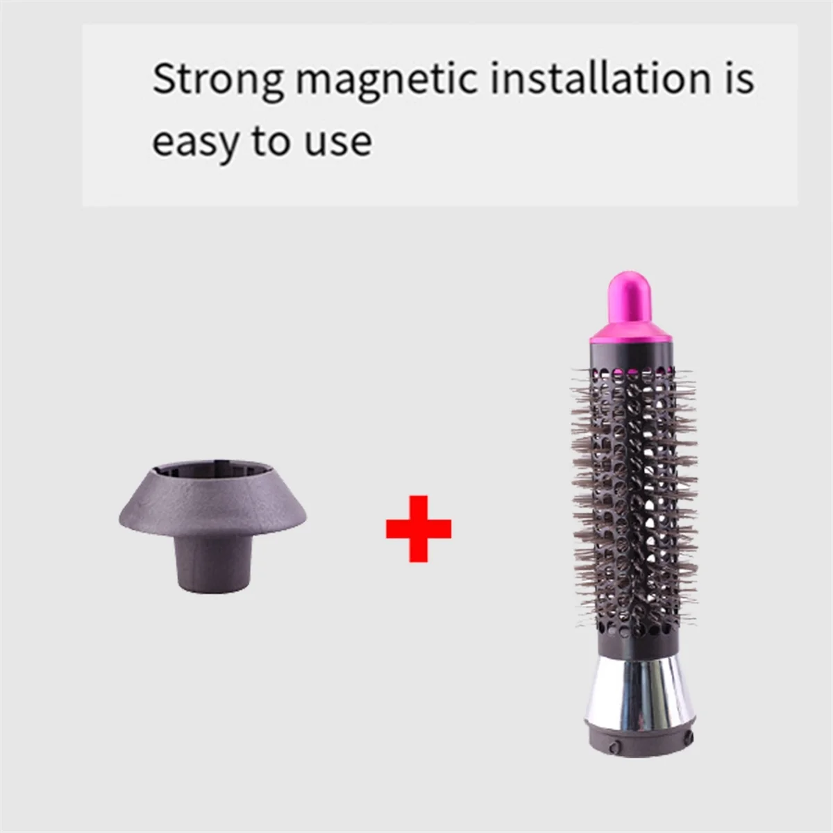 ABBR 38MM Cilindro Pente para Laifen Secador de Cabelo Acessórios para Capô de Vento Acessórios para Bico de Ar Rosa Vermelho