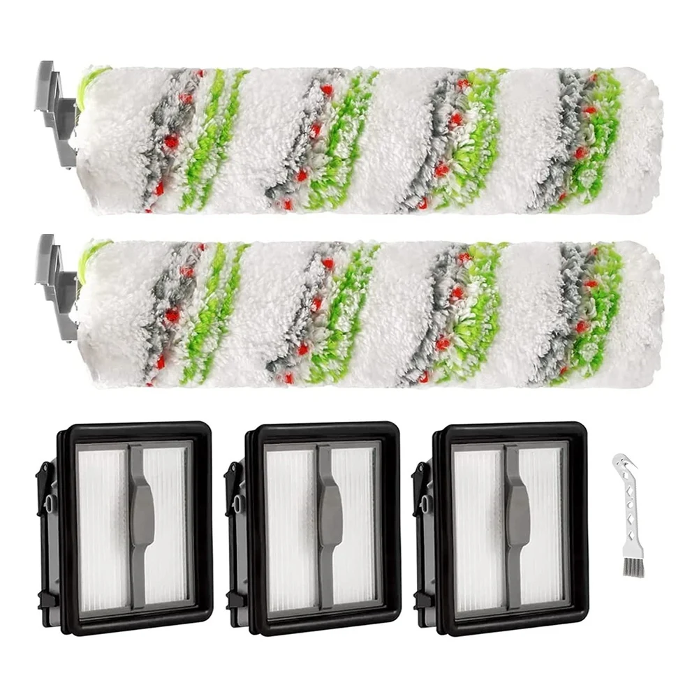 Filtro HEPA de cepillo principal de repuesto Compatible con aspiradoras Bissell X7 3350F 2832Z 2955Z, accesorios