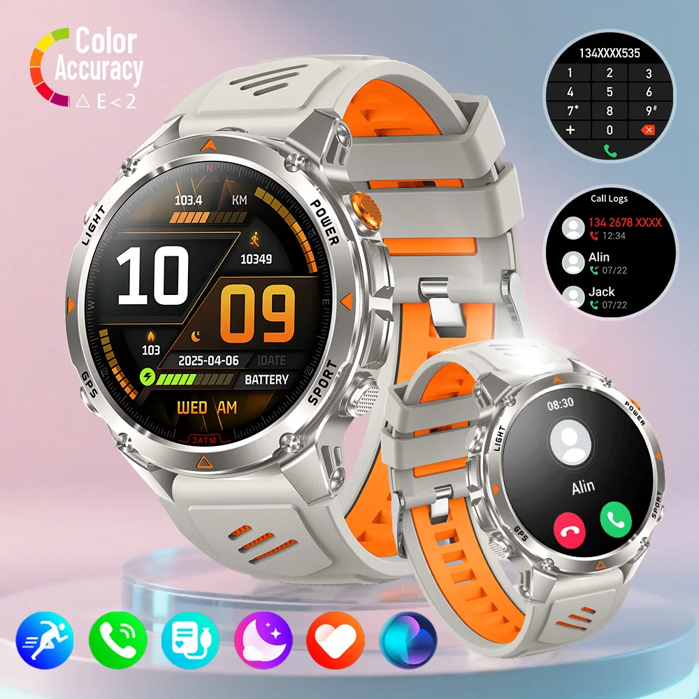 

Yoateo GPS Smart Watch Outdoors Military IP68 Waterproof Men Watch With Compass Altimeter Flashlight Sports Men Women Smartwatch