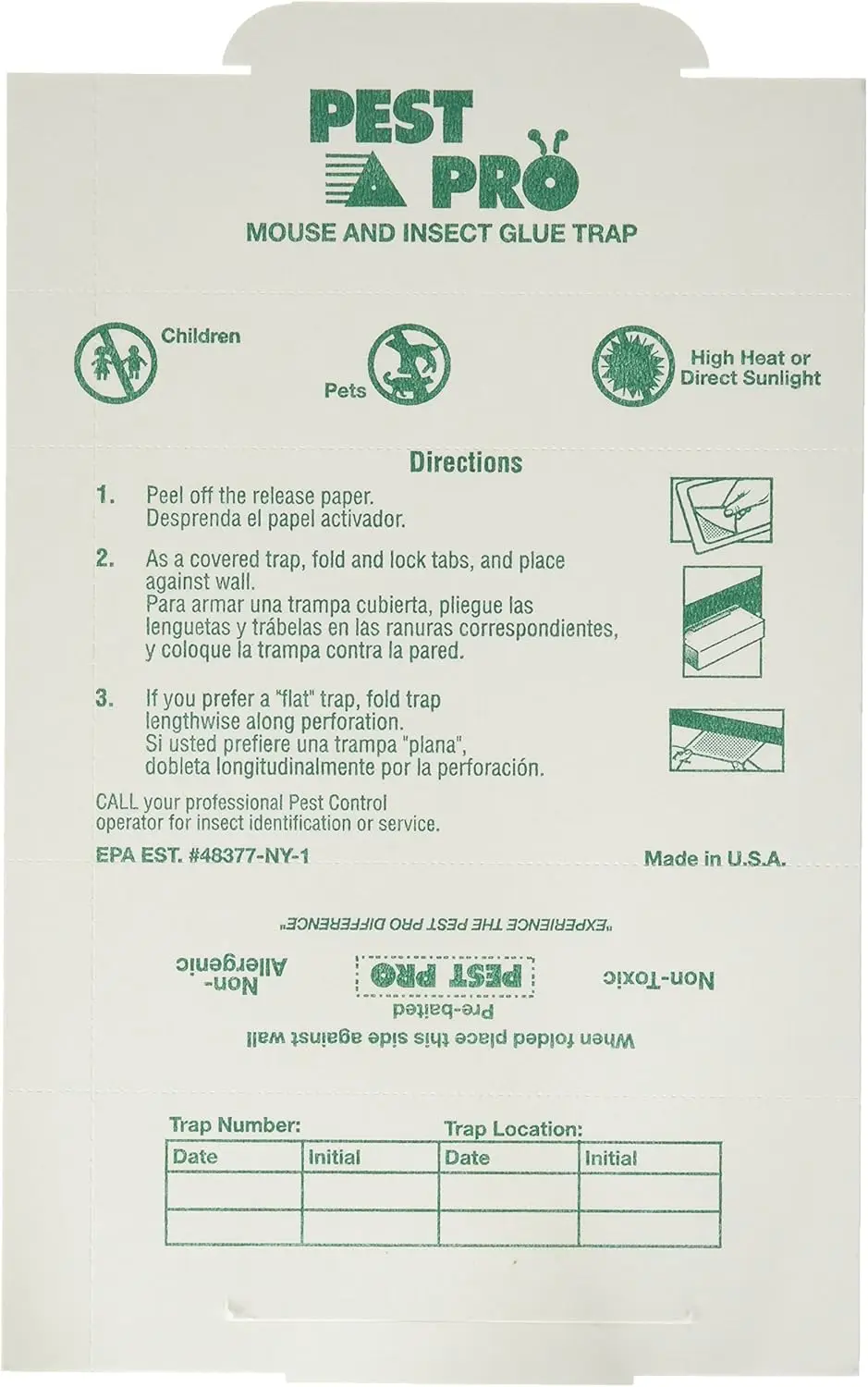 

Pest Pro Glue Boards 75 Count, Peanut Butter Scented, Mouse, Spider, Roach & Insect Traps, Non-Allergenic