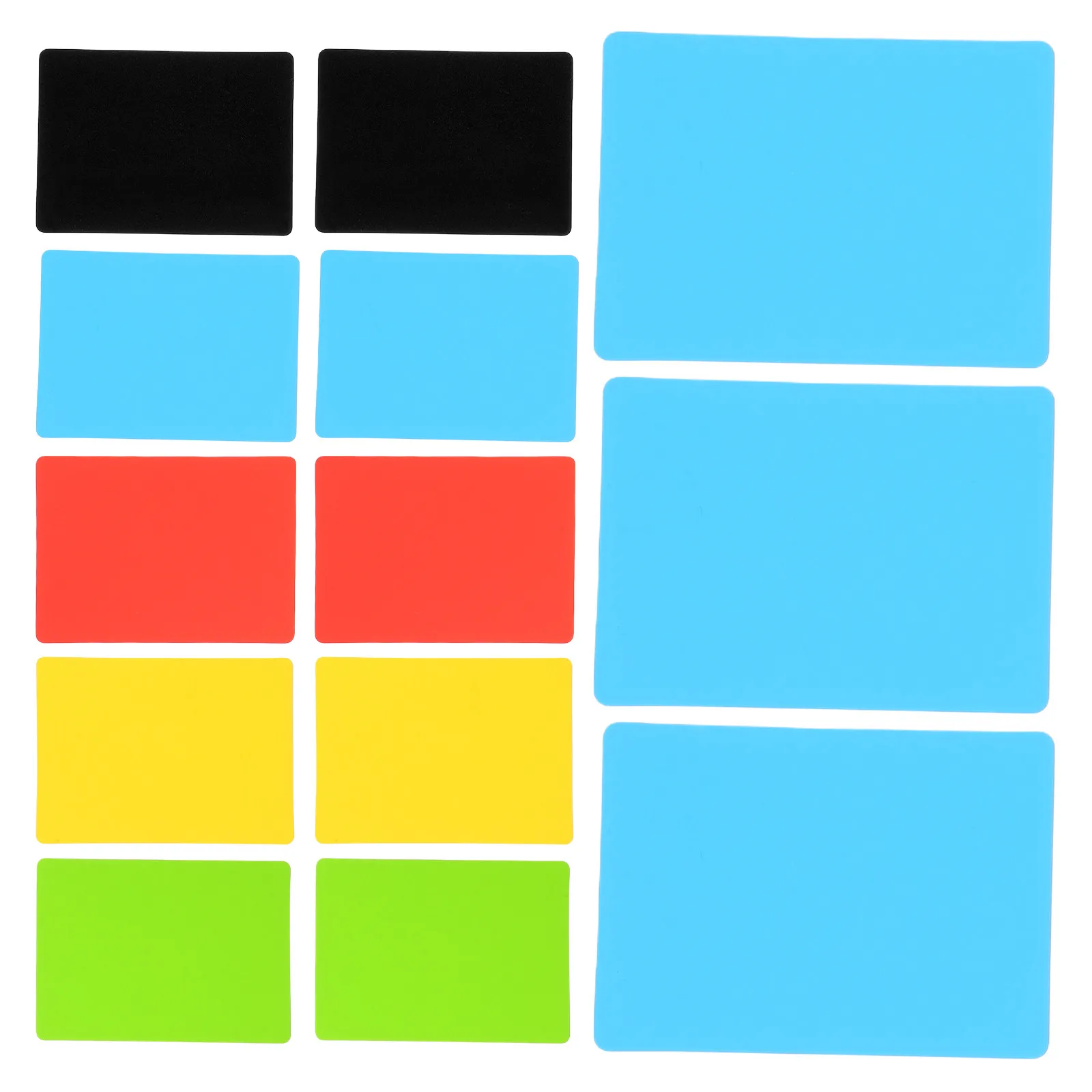 Blank Key Tags Decorative Colorful Matte Label Cards Office School Supplies Organizing Stationery 72Pcs view 2