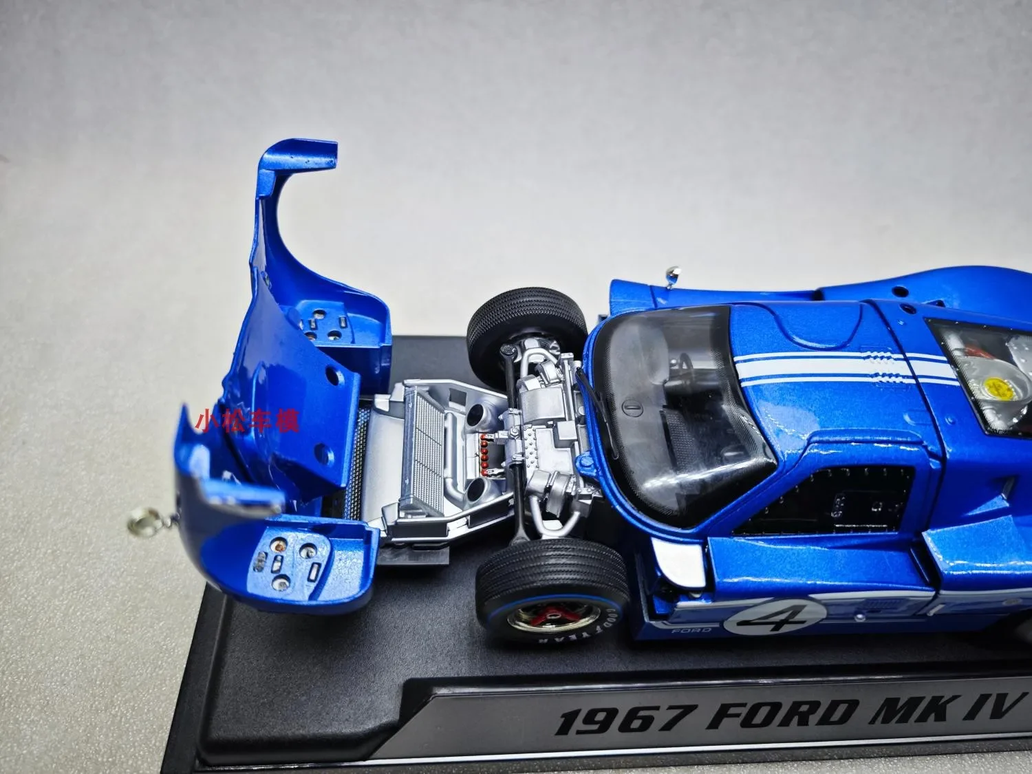 SHELBY 1:18 1967 FORD MK IV #4 Alloy Car Model Collectible