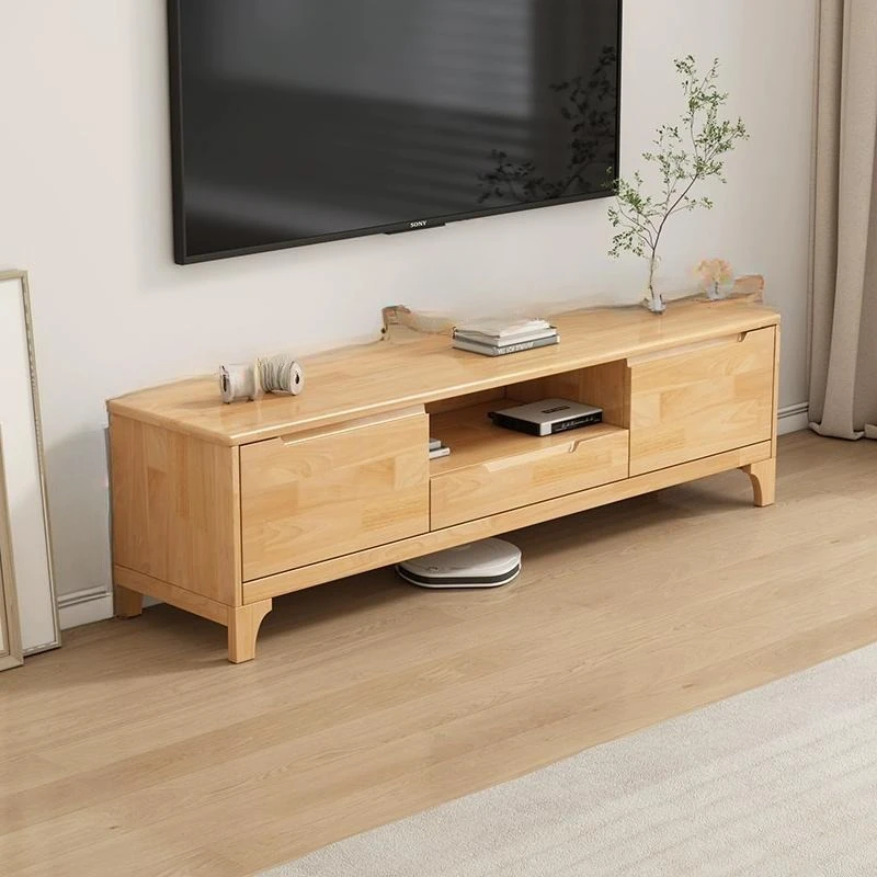 

Solid wood TV cabinet coffee table combination is simple, storage, bedroom, living room, household
