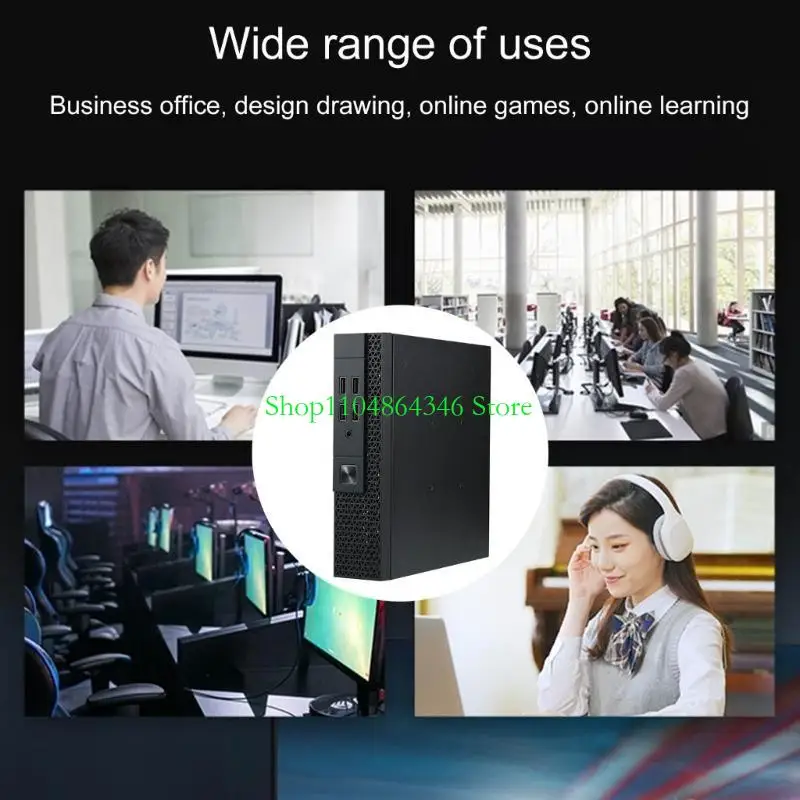 TX07 Mini ITX HTPC Desktop-Computergehäuse HTPC-Gehäuserahmen Wärmeableitung Mini HTPC-Gehäuse für Heimvideo-Computer