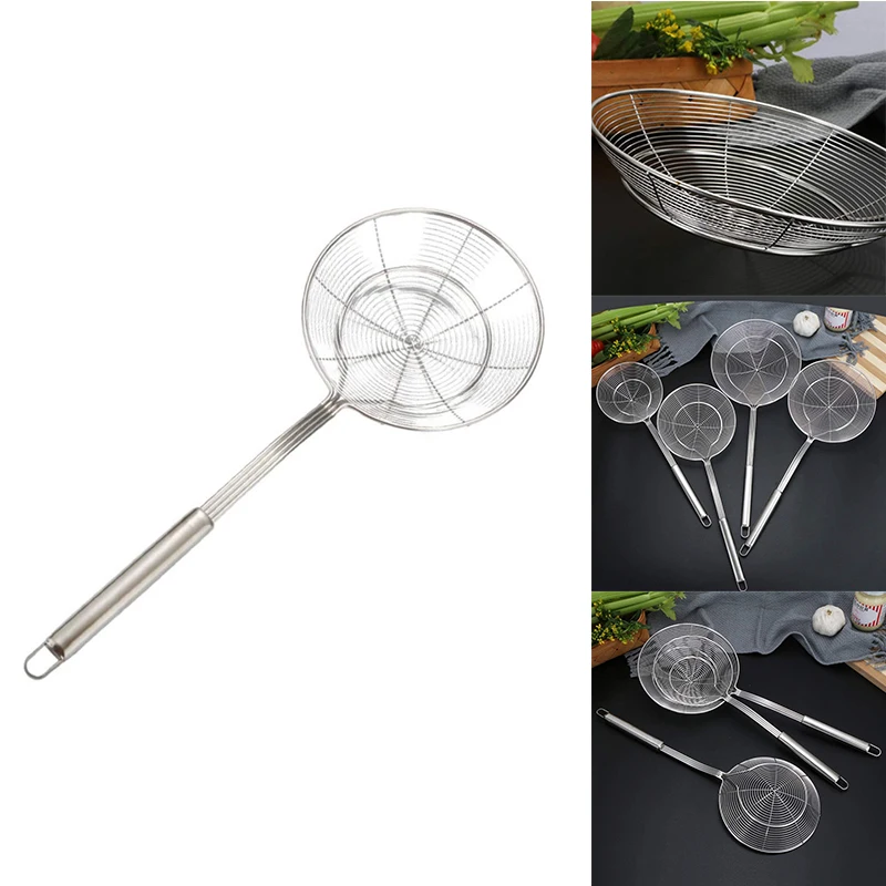 

Mesh Strainer Stainless Steel Fine Mesh Food Strainer Kitchen Colander With Good Grip Handle