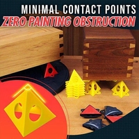 5/10Pcs Pyramid Stands Set Woodworking Triangle Paint Pads Feet for Painter Tools Hand Tool Accessories Supplies