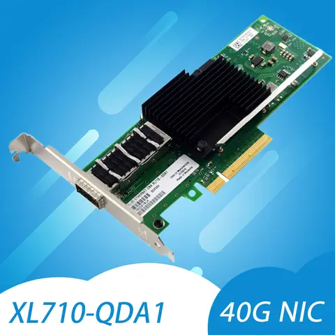 인텔 XL710 칩셋 PCIe 3.0 X8 QSFP+ 40G 단일 포트 XL710-QDA2 네트워크 카드-XL710-QDA1