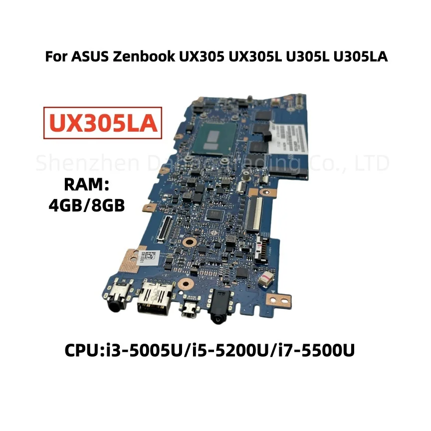 carte-mere-ux305la-pour-ordinateur-portable-asus-zenbook-ux305-ux305l-u305l-u305la-avec-processeur-i3-i5-i7-5eme-generation-4-go-8-go-de-ram-entierement-testee