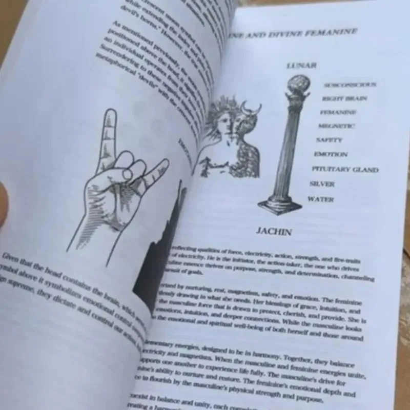 Picture 6: BOOK OF WISDOM Themed Notebook with Wisdom Eye Cover for Self Reflection and Philosophy Learning book
