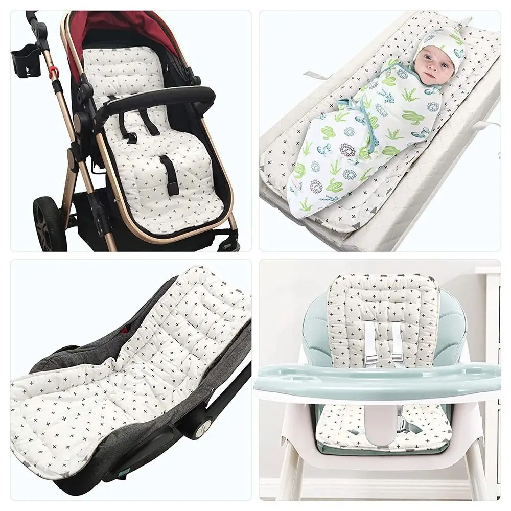 

Season Style Cotton Comfortable Infant Cushion Buggy Pad Baby Stroller Seat Pad Newborn Pushchairs Accessories Child Cart Mat