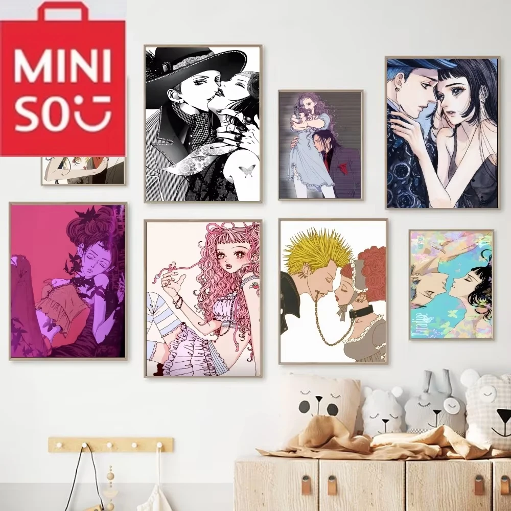 

MINISO аниме рай поцелуй постер полный круглый/квадратный дрель 5D DIY алмазная живопись художественная мозаика домашний декор подарок безрамный