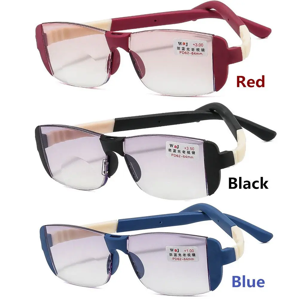 Men Women Elegant Eye Protection Vintage Ultra Light Frame Eyeglasses Anti-Blue Light Reading Glasses