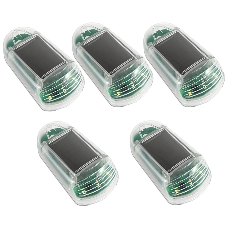 2024 New Solar Powered Wireless Truck Cab Marker Lights, 5Pcs Colorful Auto Roof Marker Lamps, No Drill Vehicle Top Lighting