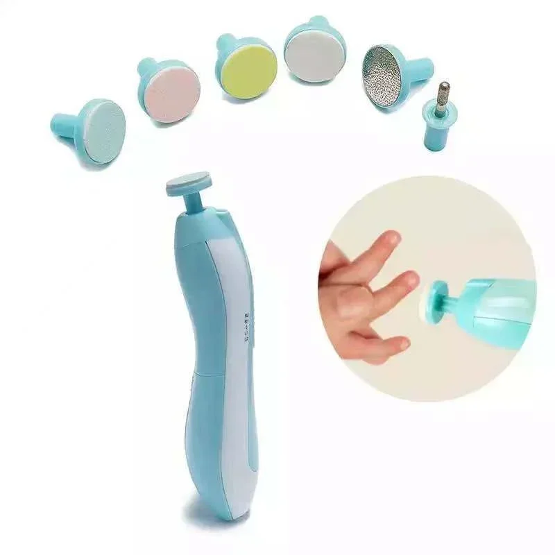 Coupe-ongles électrique pour bébé, outil de polissage des ongles pour enfant, ciseaux de manucure pour nourrissons, Kit d'hygiène pour bébé, coupe-ongles pour nouveau-né