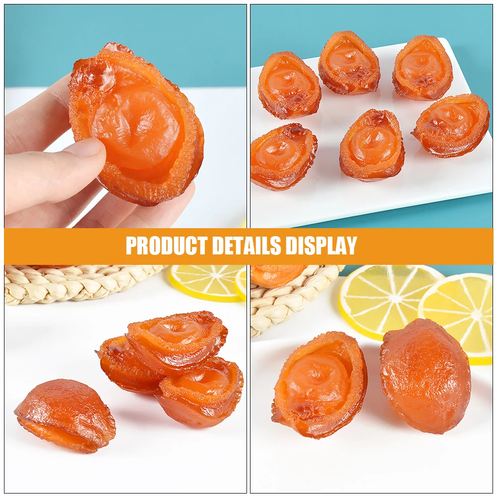 

4 Pcs Simulated Abalone Props Photography Model Restaurant Taste Kitchen Realistic Decoration Pvc Seafood