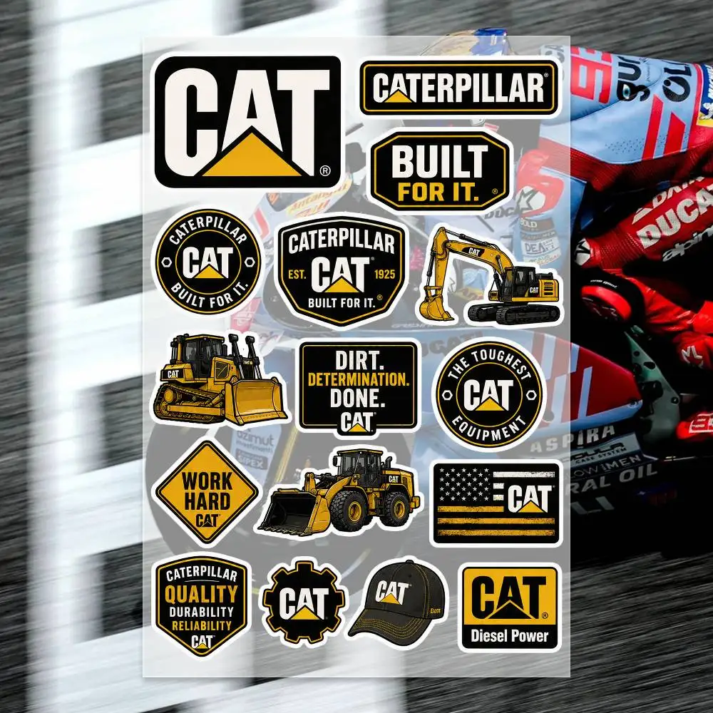 Image of C-Caterpillar Aufkleber Motorrad-Sticker Auto-Karosserie Stoßstange Fenster Motorrad Laptop Wände Vinyl-Aufkleber Auto-Tuning Zubehör