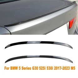 Car Tail Wing Fixed Wind Spoiler Rear Wing Modified Decoration Auto Accessories For BMW 5 Series G30 525i 530i 2017-2023 M5