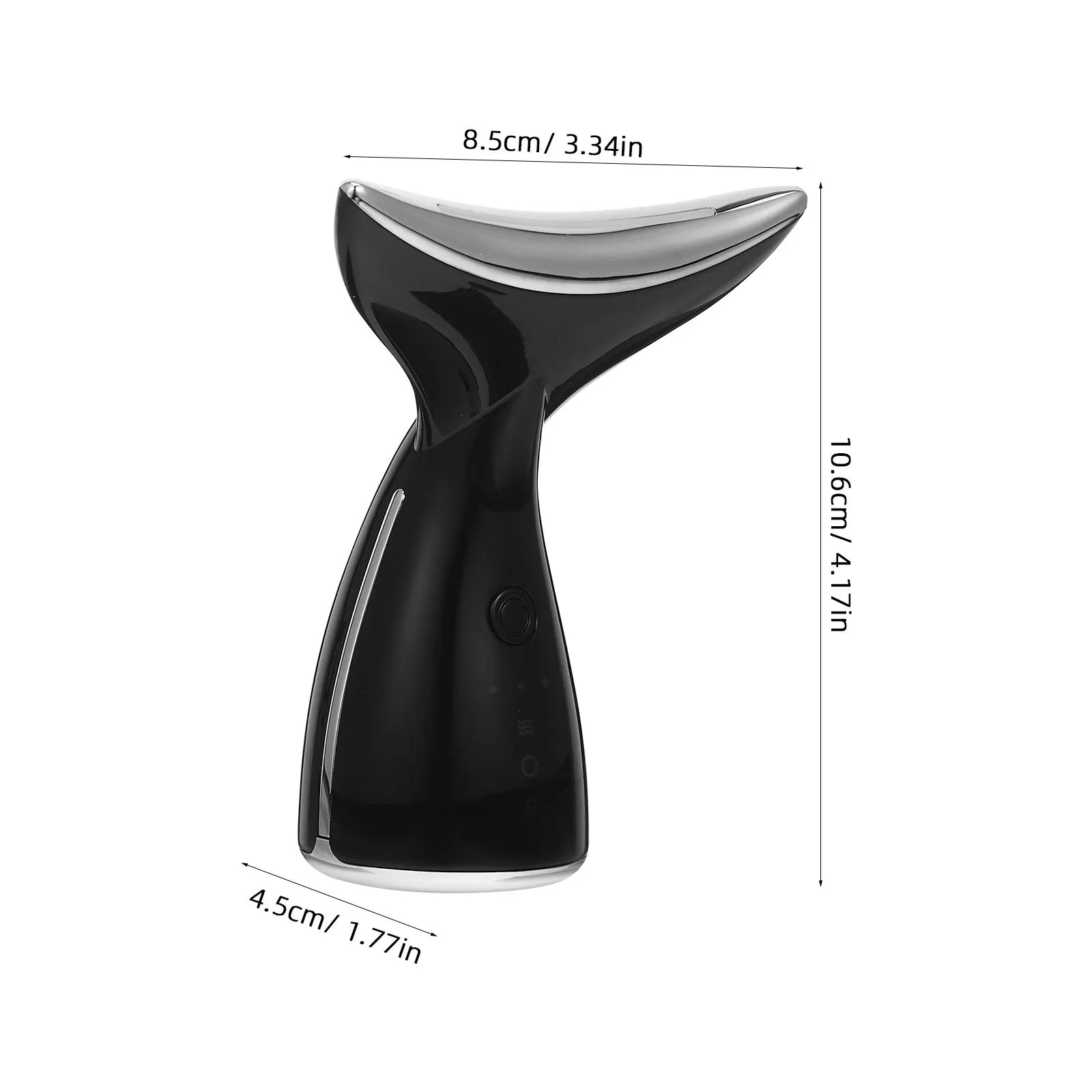 1 Juego de masajeador de cuello para mujer, dispositivo de belleza para el cuello, compacto, portátil, carga rápida, herramienta de eliminación de arrugas de larga duración, estiramiento facial