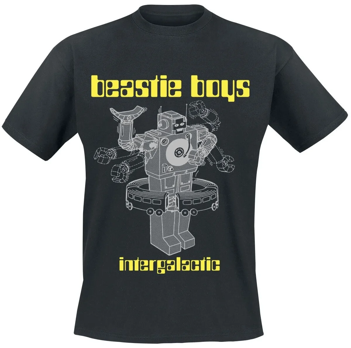 Beastie Boys Klassisches Logo-inspiriertes Baumwoll-T-Shirt Minimalistisches Retro Hip-Hop Streetwear T-Shirt – Detail 6