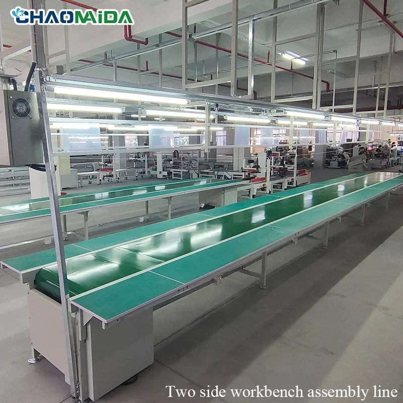 assembly line Free flow speed chain conveyor Belt conveyor Automatic product Custom equipment Coffee machine assembly equipment