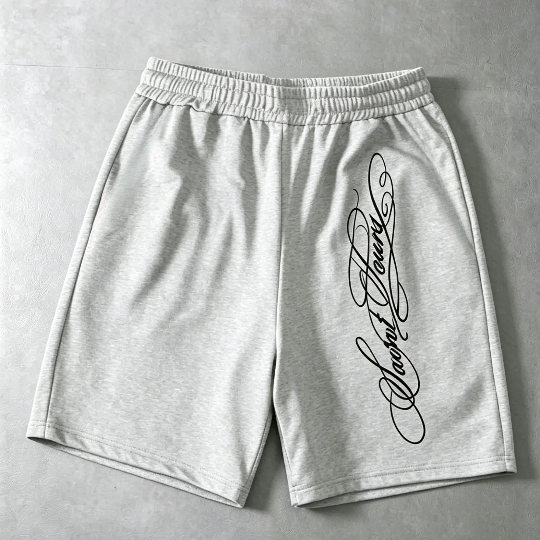 

Men's Casual Shorts Elastic Waistband Shorts Pockets Vintage Print Slogans Streetwear Style Very Suitable for Casual Occasions