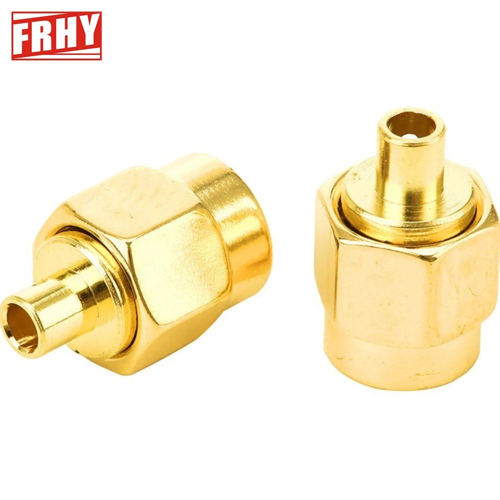 

2PCS/Lot SMA Male Connector Jack for Semi-Rigid RG405 Cable (50Ω, 1.5" Length, Center Solder Type, DC-18GHz)