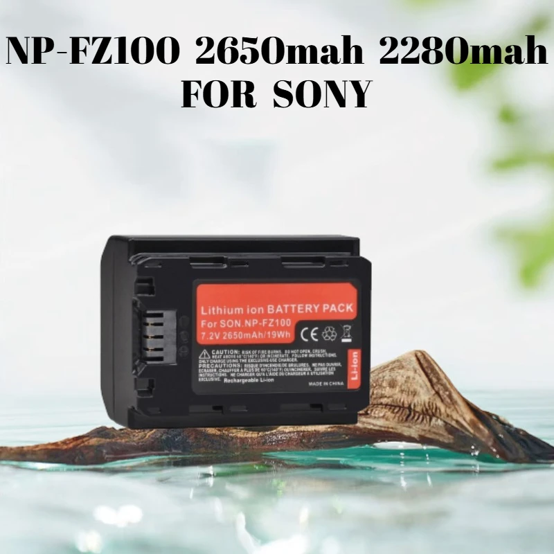 

Аккумулятор NP-FZ100 большой емкости 2650 мАч и быстрое зарядное устройство USB-C для профессиональной беззеркальной камеры Sony A7III A7IV A9II