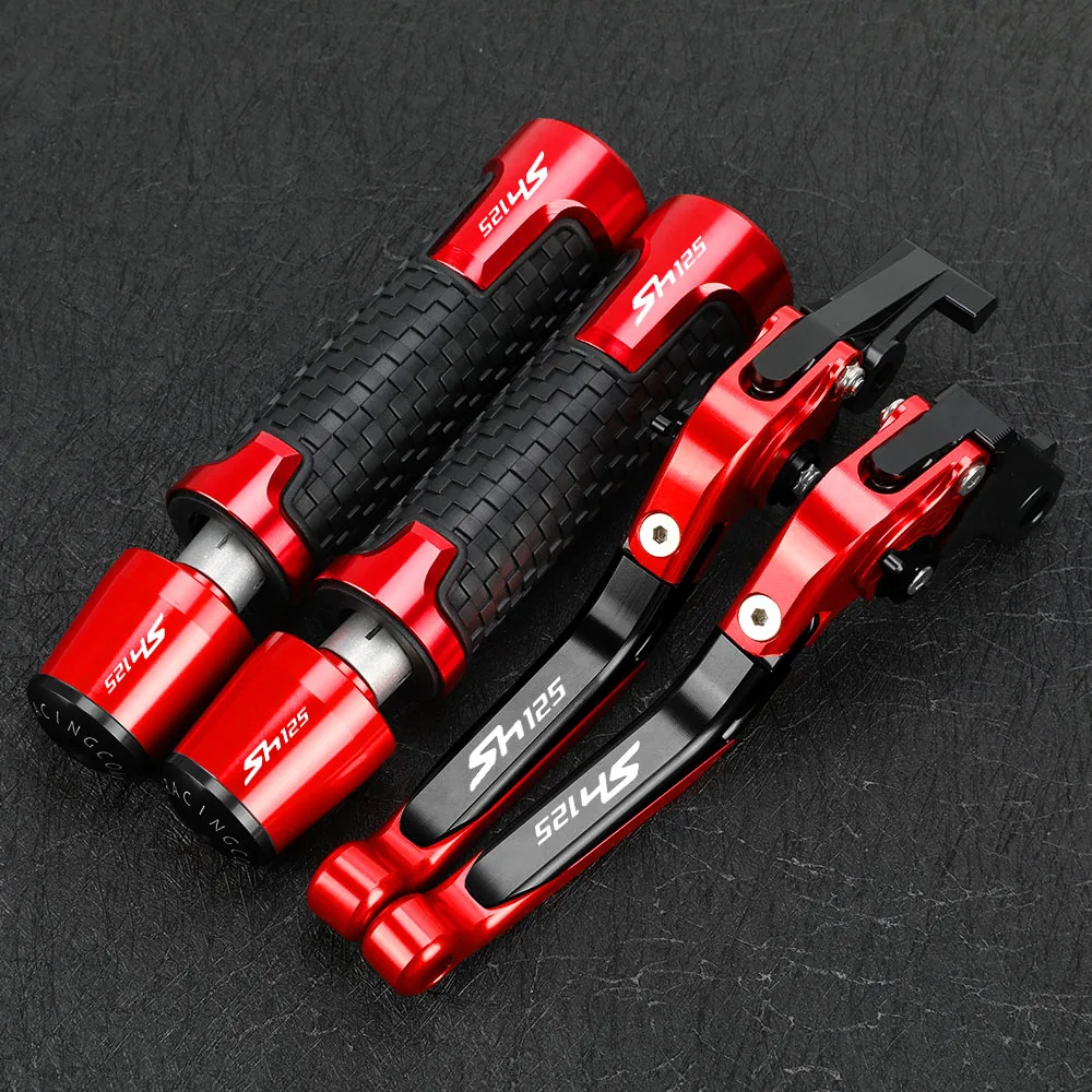 

Motorcycle Foldable Brake Clutch Levers 22MM 24MM Handlebar Handle Grips Ends For HONDA SH125 SH125i SH 125 125i 2008-2020