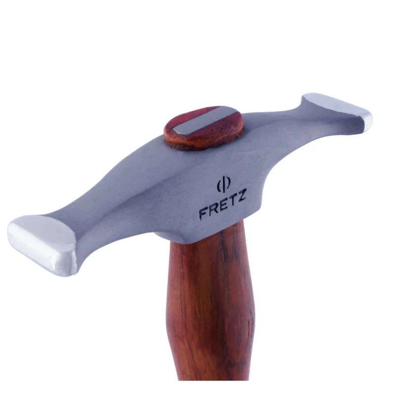 Fretz HMR-403 Super-Small Narrow Raising Hammer Dual Flat Narrow Faces for Jewelry Hollow Form Ring Band Texturing & Planishing