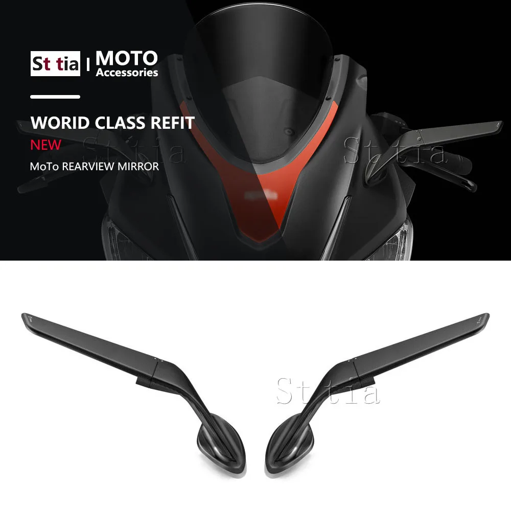 

For Apulia RS660 RS 660 RSV4 1100 2020-2024 Motorcycle Mirror Modified Wind Wing Adjustable Rotating Rearview Mirror