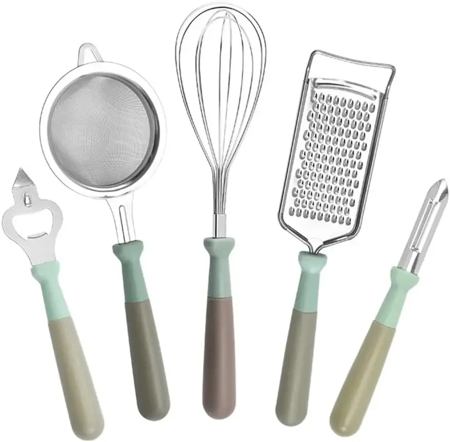 Kitchen Gadgets Kitchenware Set Home Net Drain Whisk Planer Shaver Grater