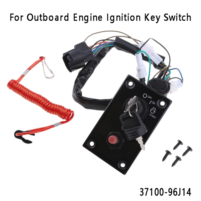 

Single Ignition Key Switch Panel 37100-96J14 For Suzuki Outboard Engine Ignition Key Switch