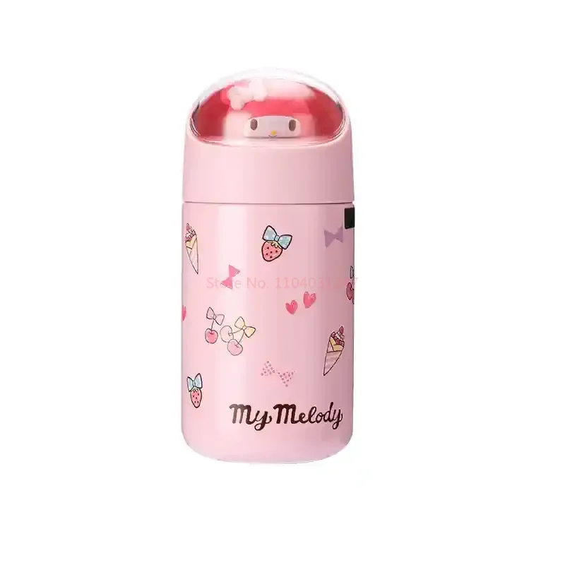 Miniso-taza de agua My Melody Cinnamoroll para mujer, vaso aislado de gran capacidad, Mini taza portátil de invierno, regalos para amigos