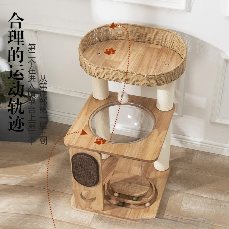 

Factory cat climbing frame, cat tree sisal cat climbing frame jumping platform