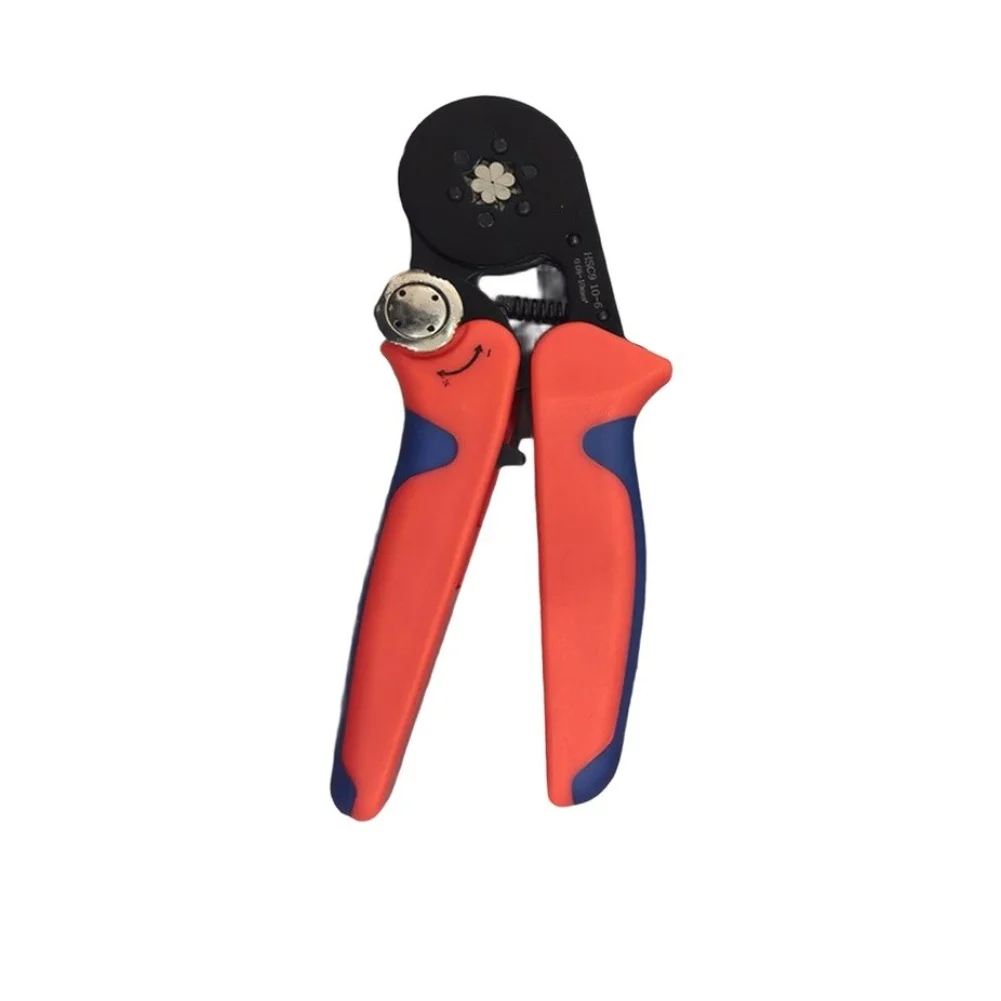 HSC9-10-6 Crimping Pliers with 1200 Ferrules AWG 24-7 0.08-10mm2 for Terminal Block Connections and Home Wiring
