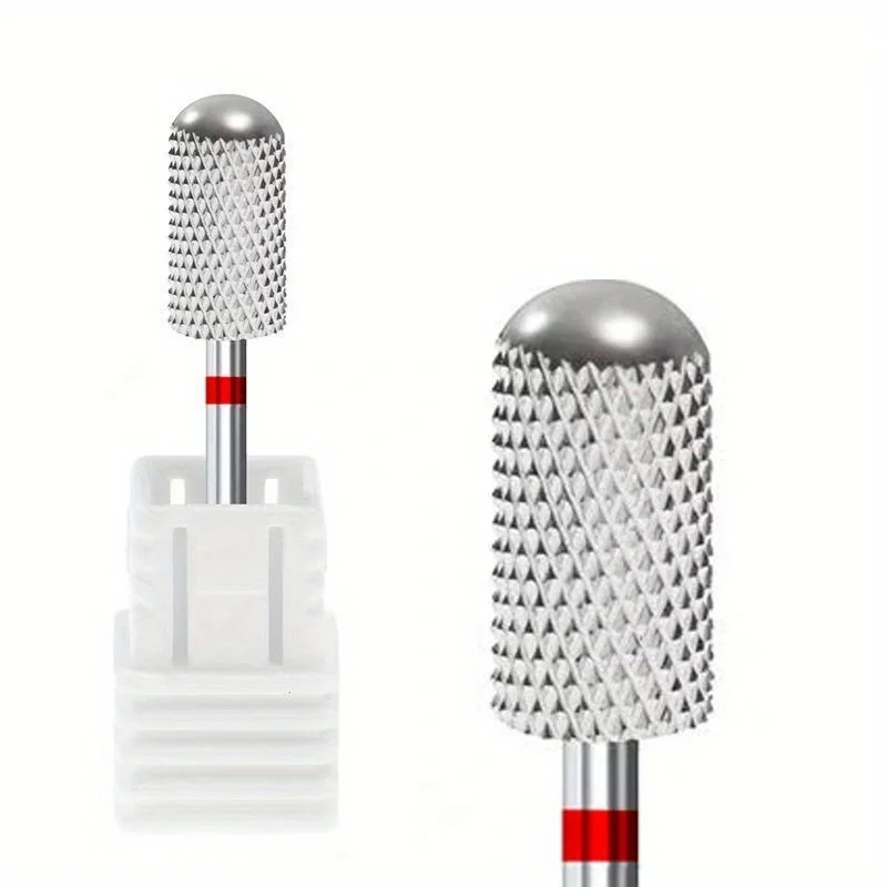 1PC Carbide Tungsten Nail Drill Bit Rotate Burr Milling Nail Cutter Bits Electric Drill Machine For Manicure Pedicure Tools