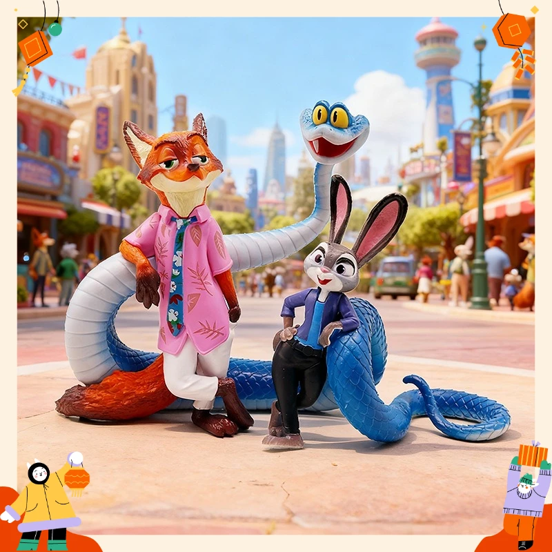 

Кукла ручной работы Zootopia: Джудит, Ник, Фоксгари, модель змеи, аниме-игрушка