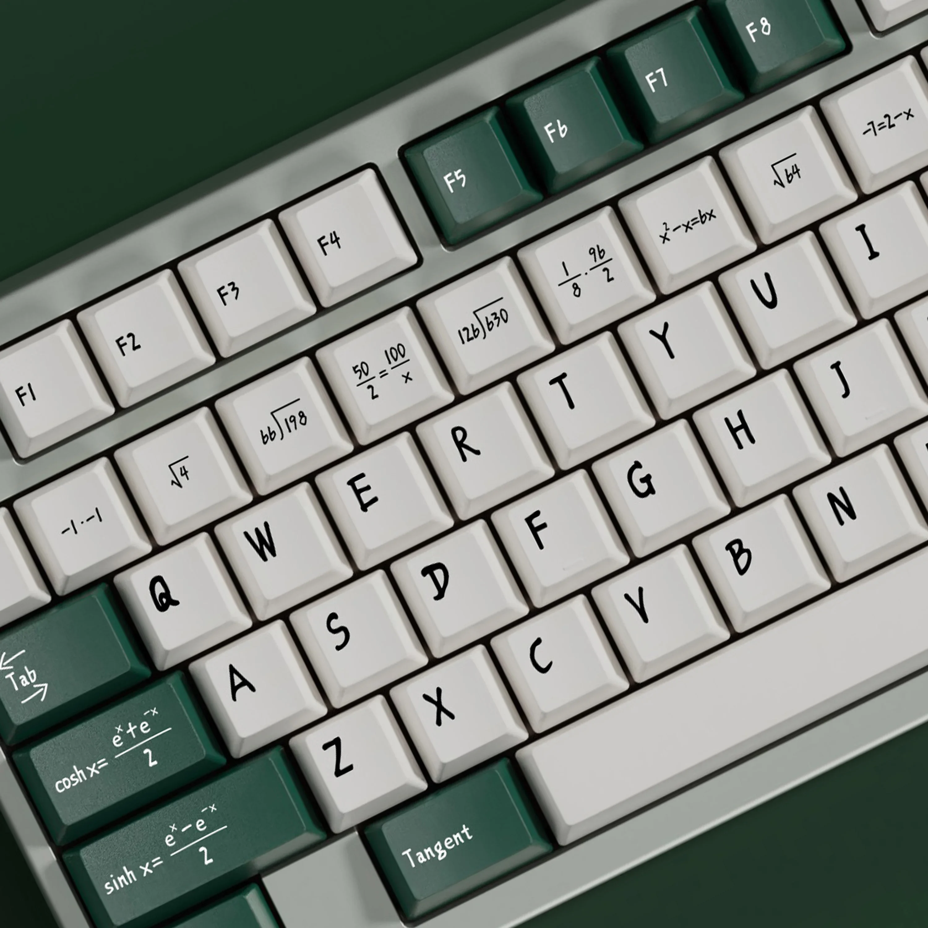 

Math-Customized Original Height Keycaps Mechanical Keyboards PBT Thermal Sublimation Split Spaces