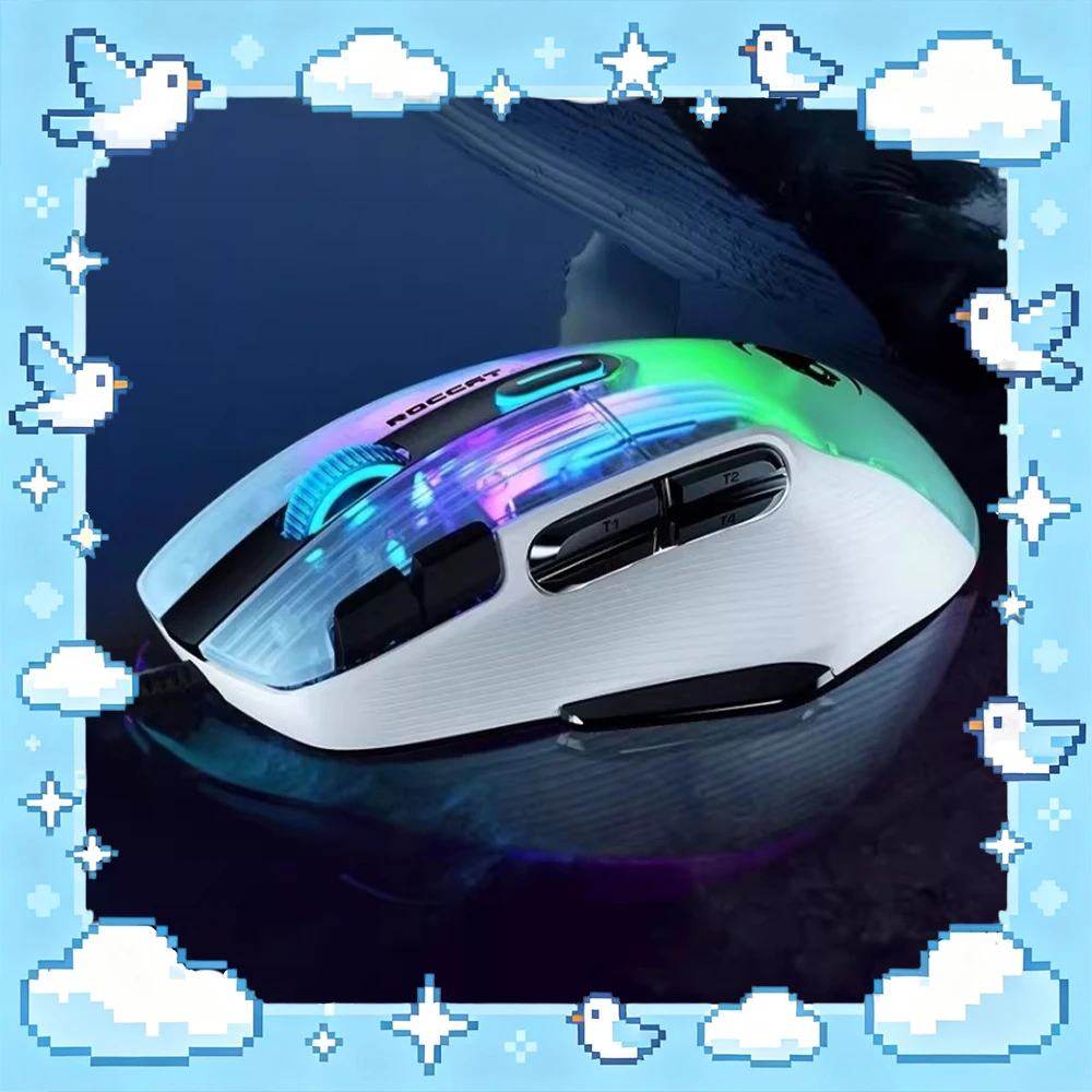

Игровая мышь Turtle Beach KONE XP, 19000DPI, три режима подключения, 3D RGB-подсветка, эффект 3D RGB-подсветки, мышь для ПК, Krystal 4D Roller, легкая, в подарок