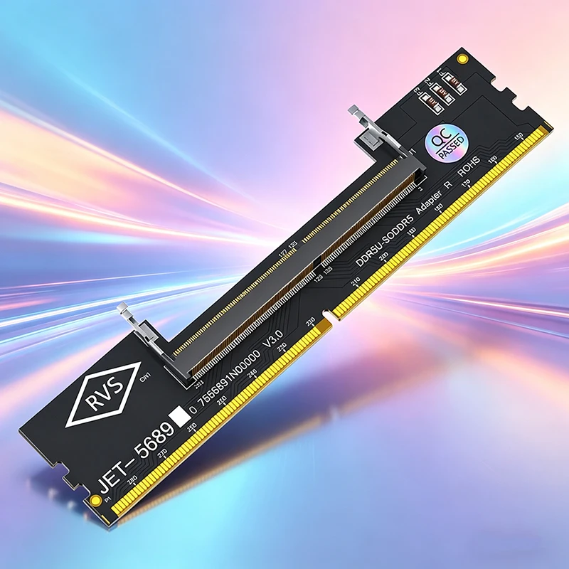 Professional Laptop DDR5 SO DIMM to Desktop DIMM Memory Connectors SO-DIMM to U-DIMM Adapter Desktop PC Memory Converter Adaptor