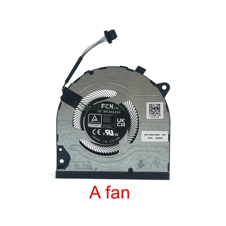 مروحة تبريد جديدة لوحدة المعالجة المركزية للكمبيوتر المحمول Dell CN-0HV9W8 HV9W8 0D8MWV FQ6P FQ6Q DFS5K 12214161 ح 023.100U3.0001 023.100U4.0001